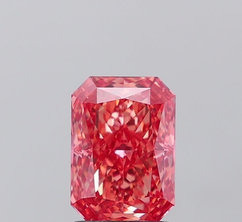 Loose Diamond - RADIANT 2.1ct Fancy Vivid Pink VVS2: Loose Diamond - RADIANT 2.1ct Fancy Vivid Pink VVS2 Source: This is a real non-mined Diamond that has been grown in a lab Shape: RADIANT Carats: 2.1 Color: Fancy Vivid Pink Certification: IGI Video: