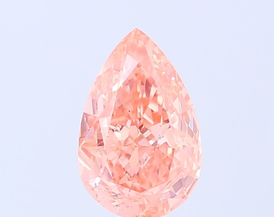 Loose Diamond - PEAR 3.0ct Fancy Vivid Brownish Orange VS1: Loose Diamond - PEAR 3.0ct Fancy Vivid Brownish Orange VS1 Source: This is a real non-mined Diamond that has been grown in a lab Shape: PEAR Carats: 3.0 Color: Fancy Vivid Brownish Orange Certificatio