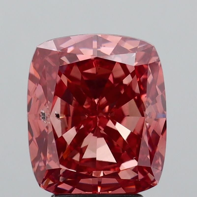 Loose Diamond - CUSHION MODIFIED 5.22ct Fancy Vivid Brownish Pink SI1 (1 of 1)