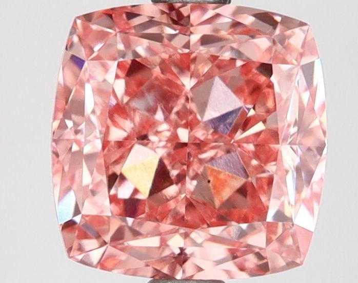 Loose Diamond - CUSHION MODIFIED 2.51ct Fancy Vivid Pink VS1: Loose Diamond - CUSHION MODIFIED 2.51ct Fancy Vivid Pink VS1 Source: This is a real non-mined Diamond that has been grown in a lab Shape: CUSHION MODIFIED Carats: 2.51 Color: Fancy Vivid Pink Certific