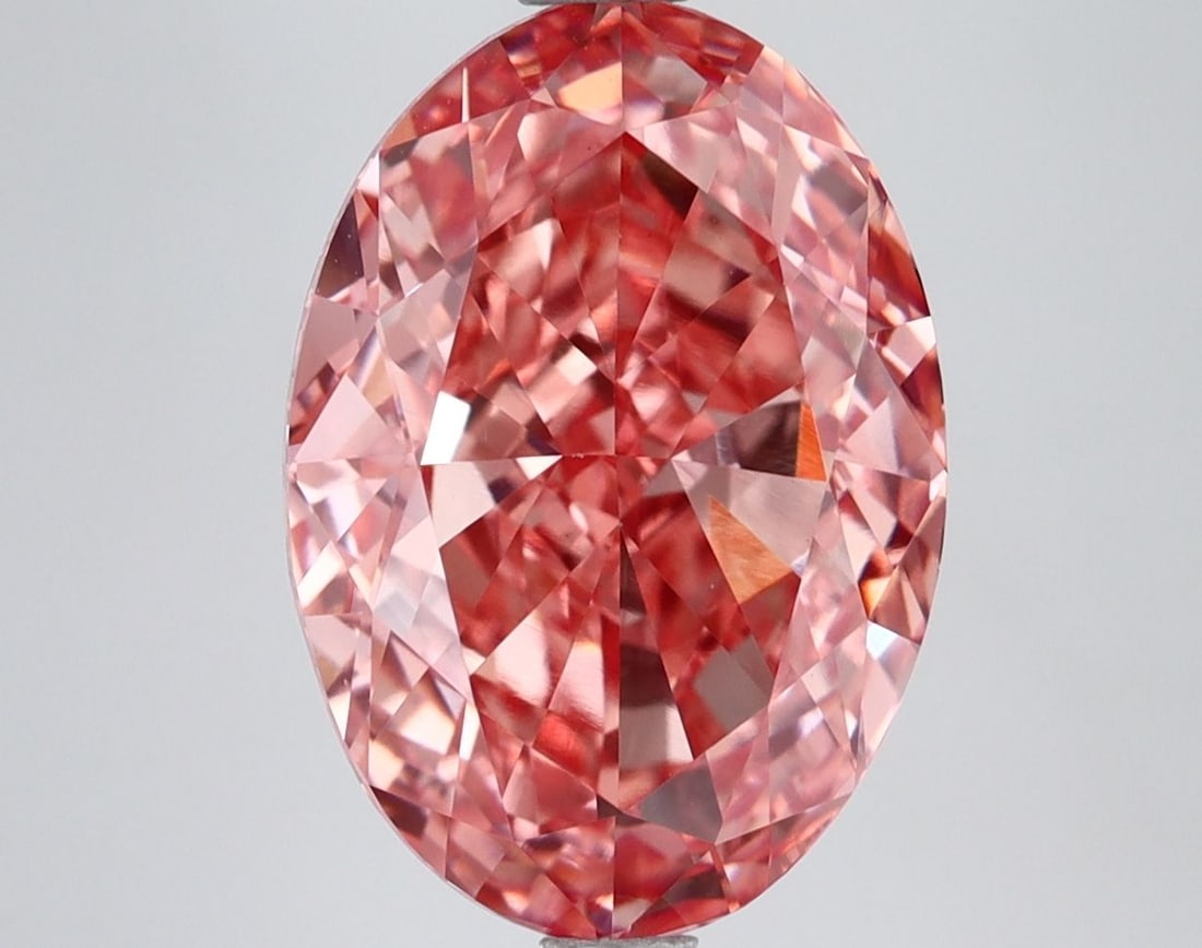 Loose Diamond - OVAL 5.74ct Fancy Vivid Pink VVS2 (1 of 1)