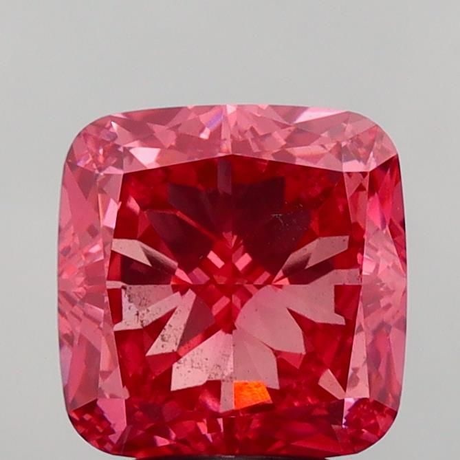 Loose Diamond - CUSHION MODIFIED 5.35ct Fancy Vivid Pink VS2: Loose Diamond - CUSHION MODIFIED 5.35ct Fancy Vivid Pink VS2 Source: This is a real non-mined Diamond that has been grown in a lab Shape: CUSHION MODIFIED Carats: 5.35 Color: Fancy Vivid Pink Certific