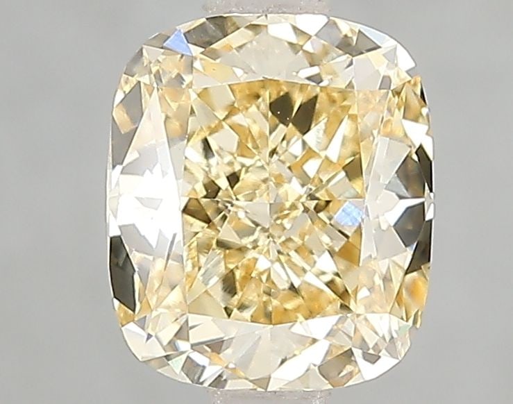 Loose Diamond - CUSHION MODIFIED 2.0ct Fancy Intense Yellow VS1 (1 of 1)