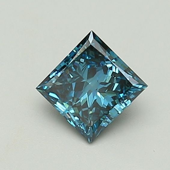 Loose Diamond - PRINCESS 1.0ct Fancy Vivid Blue VS2 (1 of 1)