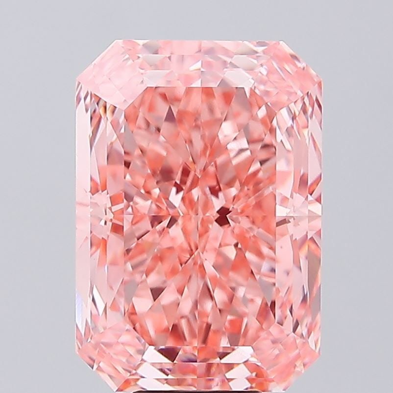 Loose Diamond - RADIANT 11.27ct Fancy Vivid Pink VVS2: Loose Diamond - RADIANT 11.27ct Fancy Vivid Pink VVS2 Source: This is a real non-mined Diamond that has been grown in a lab Shape: RADIANT Carats: 11.27 Color: Fancy Vivid Pink Certification: IGI Vide