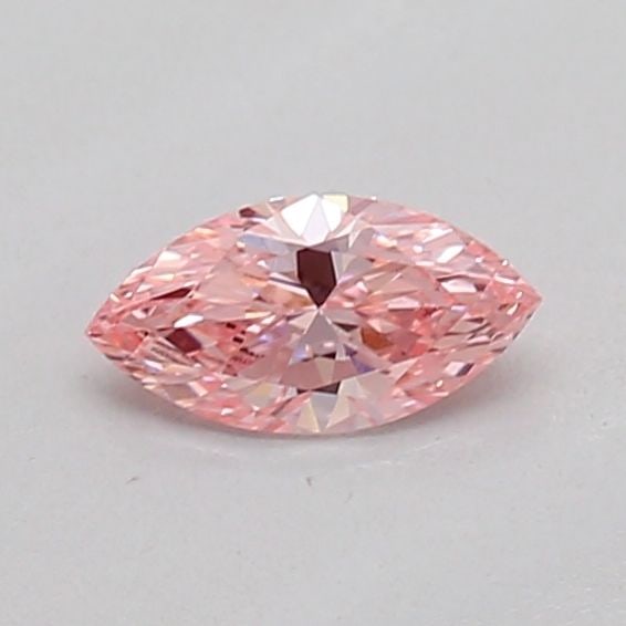 Loose Diamond - MARQUISE 0.16ct Fancy Vivid Pink VVS2: Loose Diamond - MARQUISE 0.16ct Fancy Vivid Pink VVS2 Source: This is a real non-mined Diamond that has been grown in a lab Shape: MARQUISE Carats: 0.16 Color: Fancy Vivid Pink Certification: IGI Vide