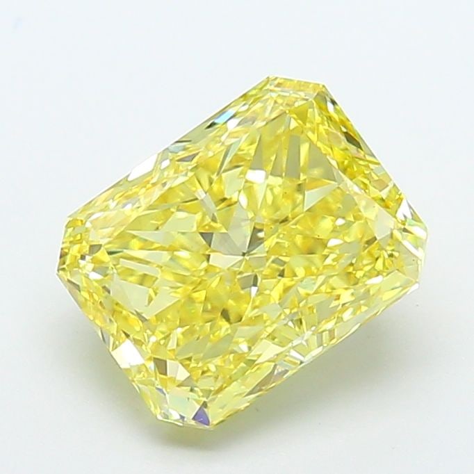 Loose Diamond - RADIANT 4.03ct Fancy Vivid Yellow VS1: Loose Diamond - RADIANT 4.03ct Fancy Vivid Yellow VS1 Source: This is a real non-mined Diamond that has been grown in a lab Shape: RADIANT Carats: 4.03 Color: Fancy Vivid Yellow Certification: IGI The