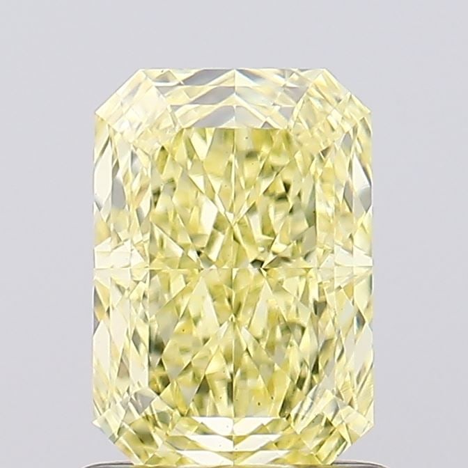 Loose Diamond - RADIANT 1.01ct Fancy Intense Yellow VS1: Loose Diamond - RADIANT 1.01ct Fancy Intense Yellow VS1 Source: This is a real non-mined Diamond that has been grown in a lab Shape: RADIANT Carats: 1.01 Color: Fancy Intense Yellow Certification: IGI