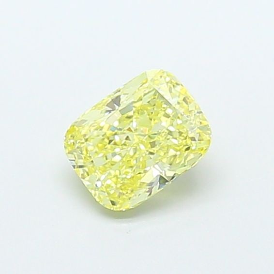 Loose Diamond - CUSHION MODIFIED 1.08ct Fancy Yellow VS2: Loose Diamond - CUSHION MODIFIED 1.08ct Fancy Yellow VS2 Source: This is a real non-mined Diamond that has been grown in a lab Shape: CUSHION MODIFIED Carats: 1.08 Color: Fancy Yellow Certification: I