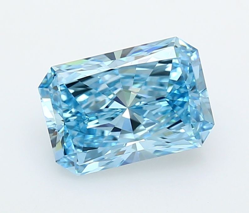 Loose Diamond - RADIANT 2.05ct Fancy Vivid Blue VVS2: Loose Diamond - RADIANT 2.05ct Fancy Vivid Blue VVS2 Source: This is a real non-mined Diamond that has been grown in a lab Shape: RADIANT Carats: 2.05 Color: Fancy Vivid Blue Certification: IGI Video: