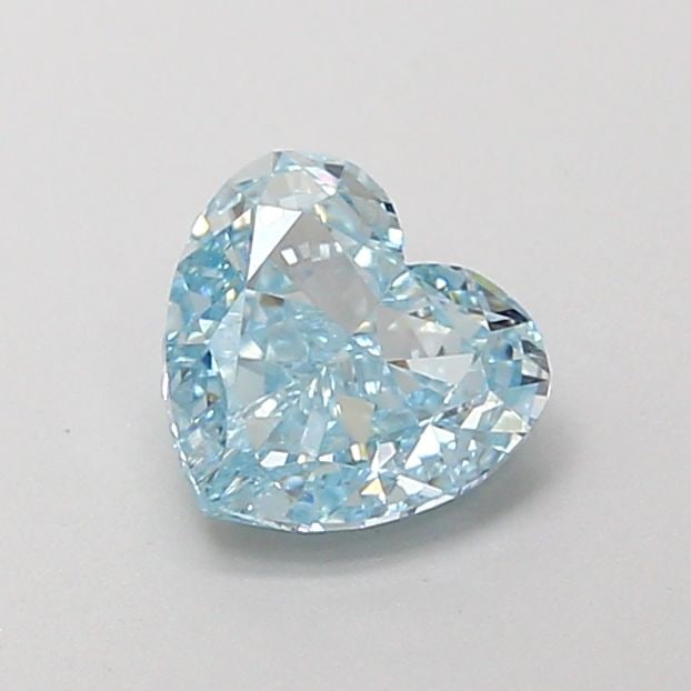 Loose Diamond - HEART 0.78ct Fancy Intense Greenish Blue VS1: Loose Diamond - HEART 0.78ct Fancy Intense Greenish Blue VS1 Source: This is a real non-mined Diamond that has been grown in a lab Shape: HEART Carats: 0.78 Color: Fancy Intense Greenish Blue Certific