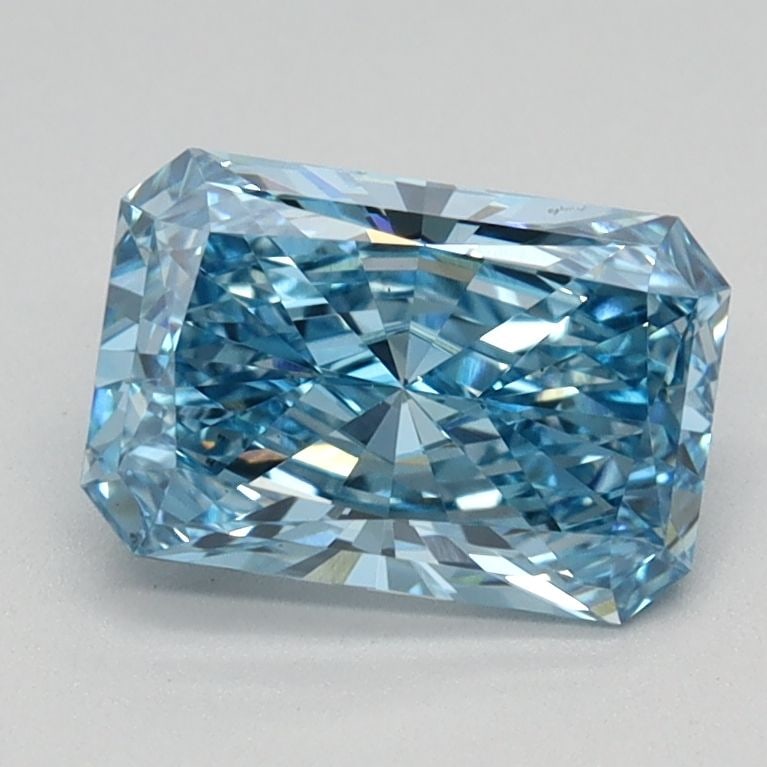 Loose Diamond - RADIANT 1.04ct Fancy Vivid Blue VS1: Loose Diamond - RADIANT 1.04ct Fancy Vivid Blue VS1 Source: This is a real non-mined Diamond that has been grown in a lab Shape: RADIANT Carats: 1.04 Color: Fancy Vivid Blue Certification: IGI Video: