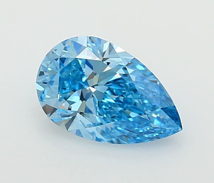 Loose Diamond - PEAR 1.0ct Fancy Vivid Blue VVS2: Loose Diamond - PEAR 1.0ct Fancy Vivid Blue VVS2 Source: This is a real non-mined Diamond that has been grown in a lab Shape: PEAR Carats: 1.0 Color: Fancy Vivid Blue Certification: IGI Video: