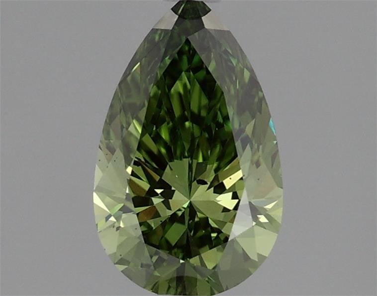 Loose Diamond - PEAR 1.04ct Fancy Vivid Green SI1 (1 of 1)
