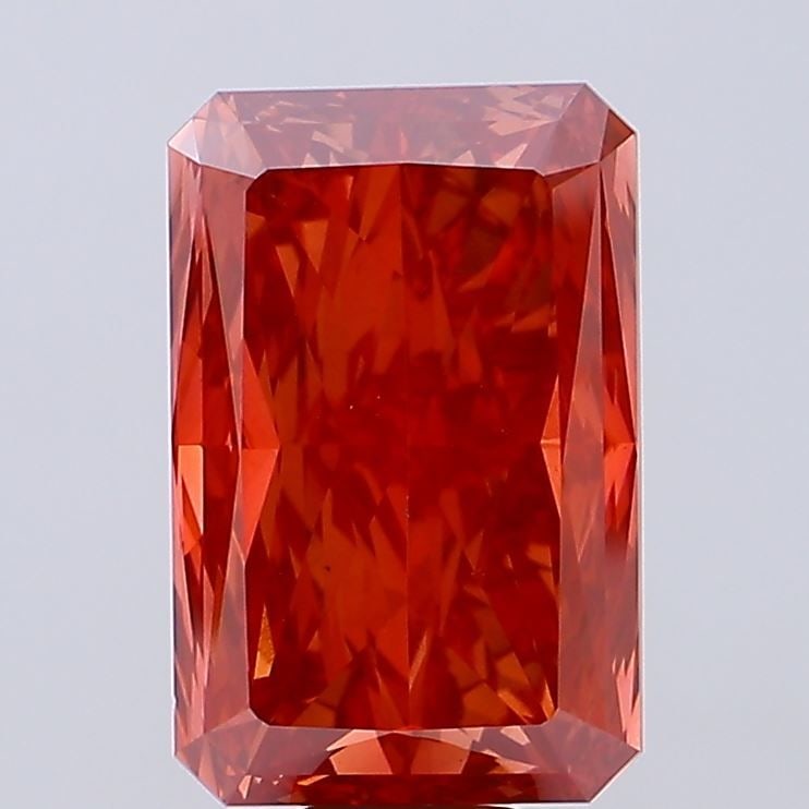 Loose Diamond - RADIANT 16.11ct Fancy Vivid Red VS1: Loose Diamond - RADIANT 16.11ct Fancy Vivid Red VS1 Source: This is a real non-mined Diamond that has been grown in a lab Shape: RADIANT Carats: 16.11 Color: Fancy Vivid Red Certification: IGI Video: