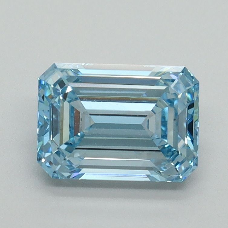 Loose Diamond - EMERALD 1.22ct Fancy Intense Blue VS1: Loose Diamond - EMERALD 1.22ct Fancy Intense Blue VS1 Source: This is a real non-mined Diamond that has been grown in a lab Shape: EMERALD Carats: 1.22 Color: Fancy Intense Blue Certification: IGI Vid