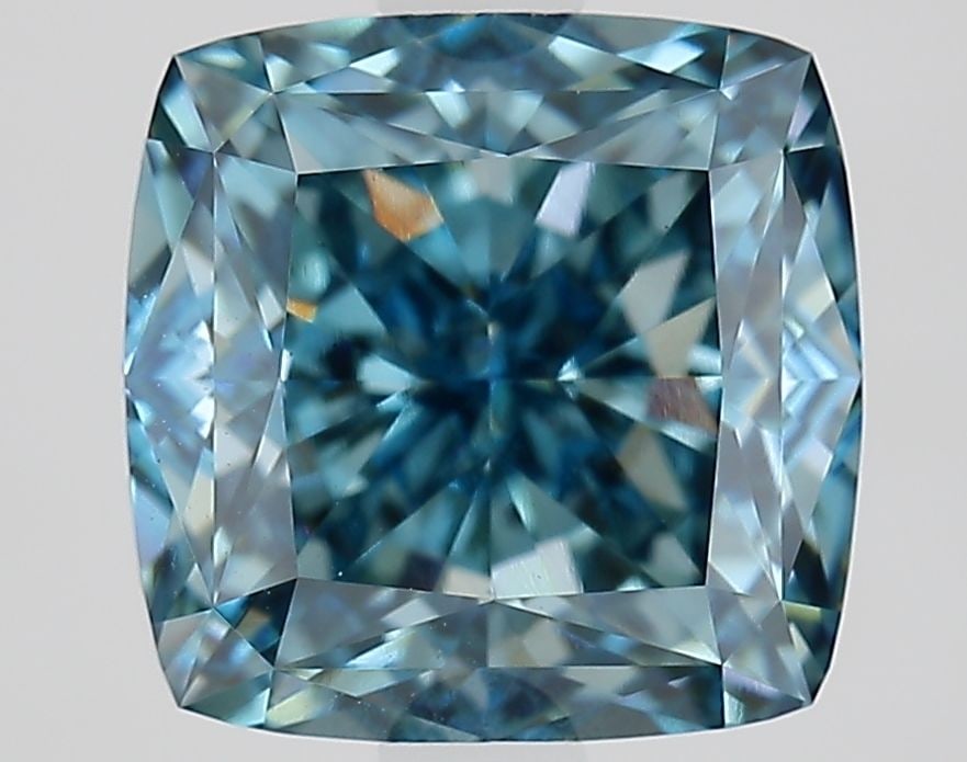 Loose Diamond - CUSHION MODIFIED 3.32ct Fancy Vivid Blue VVS2: Loose Diamond - CUSHION MODIFIED 3.32ct Fancy Vivid Blue VVS2 Source: This is a real non-mined Diamond that has been grown in a lab Shape: CUSHION MODIFIED Carats: 3.32 Color: Fancy Vivid Blue Certifi