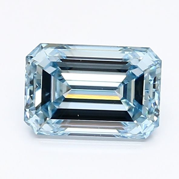 Loose Diamond - EMERALD 1.07ct Fancy Intense Blue VS2: Loose Diamond - EMERALD 1.07ct Fancy Intense Blue VS2 Source: This is a real non-mined Diamond that has been grown in a lab Shape: EMERALD Carats: 1.07 Color: Fancy Intense Blue Certification: IGI Vid