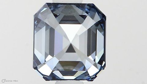 Loose Diamond - EMERALD 1.01ct Fancy Vivid Blue VS2 (1 of 1)