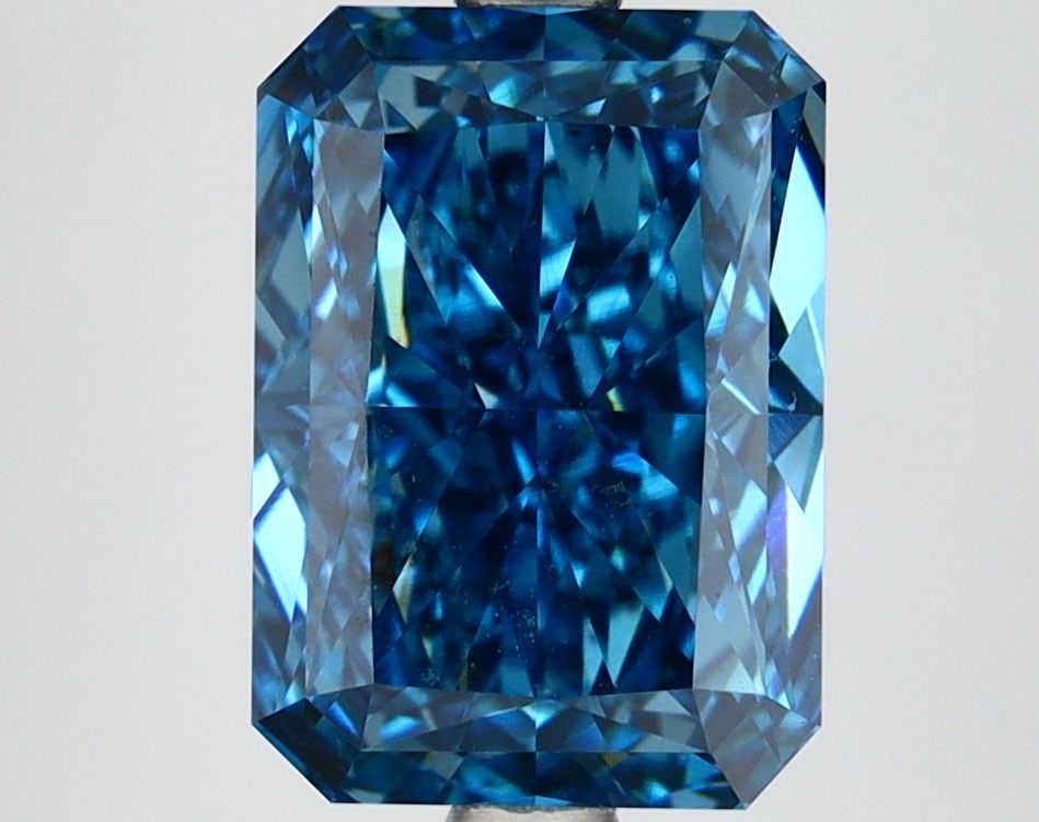 Loose Diamond - RADIANT 3.3ct Fancy Vivid Blue VS1 (1 of 1)