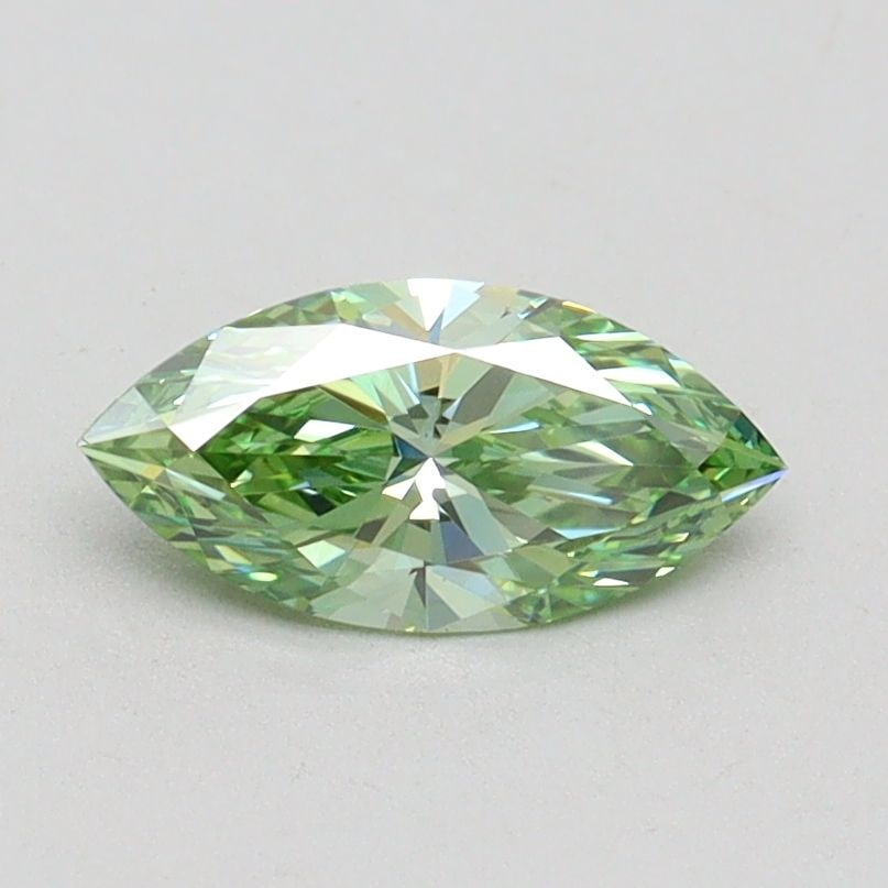 Loose Diamond - MARQUISE 0.6ct Fancy Vivid Green VS1: Loose Diamond - MARQUISE 0.6ct Fancy Vivid Green VS1 Source: This is a real non-mined Diamond that has been grown in a lab Shape: MARQUISE Carats: 0.6 Color: Fancy Vivid Green Certification: IGI Video