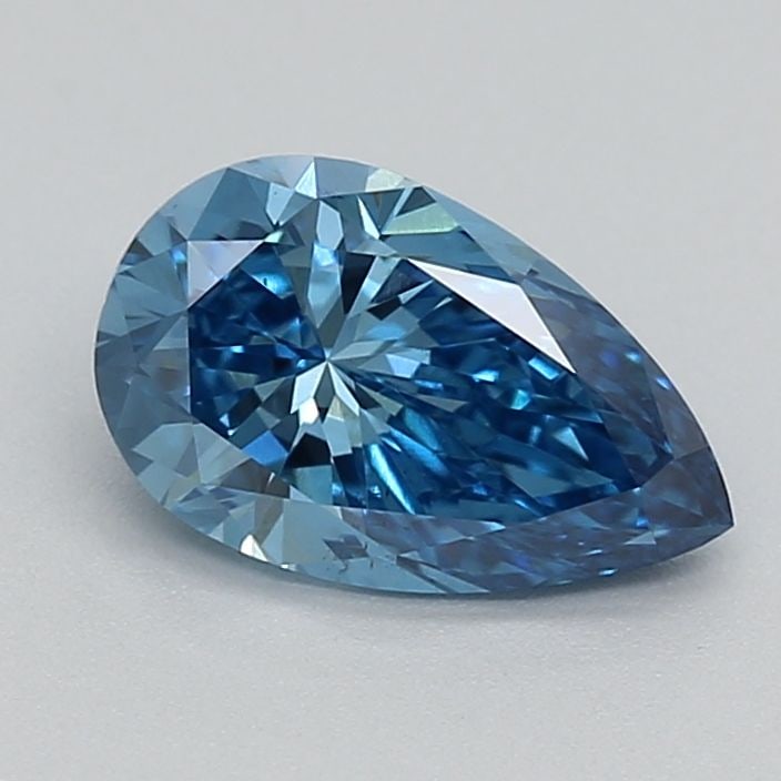 Loose Diamond - PEAR 0.85ct Fancy Vivid Blue VS2 (1 of 1)