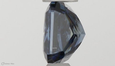 Loose Diamond - SQUARE RADIANT 0.81ct Fancy Vivid Blue SI2 (1 of 1)