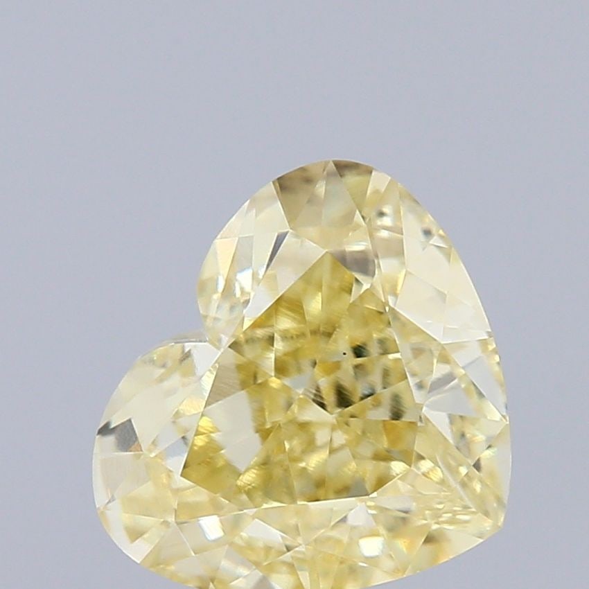 Loose Diamond - HEART 2.01ct Fancy Intense Yellow VS1: Loose Diamond - HEART 2.01ct Fancy Intense Yellow VS1 Source: This is a real non-mined Diamond that has been grown in a lab Shape: HEART Carats: 2.01 Color: Fancy Intense Yellow Certification: IGI Vid