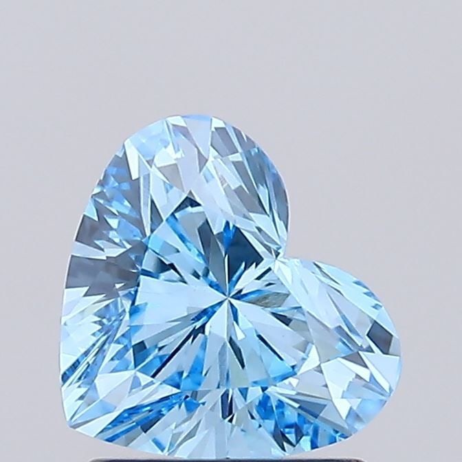 Loose Diamond - HEART 1.12ct Fancy Vivid Blue VS1: Loose Diamond - HEART 1.12ct Fancy Vivid Blue VS1 Source: This is a real non-mined Diamond that has been grown in a lab Shape: HEART Carats: 1.12 Color: Fancy Vivid Blue Certification: IGI Video: