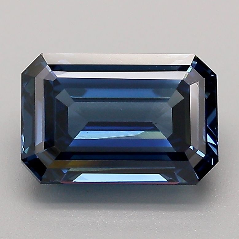 Loose Diamond - EMERALD 2.25ct Fancy Deep Blue SI1: Loose Diamond - EMERALD 2.25ct Fancy Deep Blue SI1 Source: This is a real non-mined Diamond that has been grown in a lab Shape: EMERALD Carats: 2.25 Color: Fancy Deep Blue Certification: IGI Video: