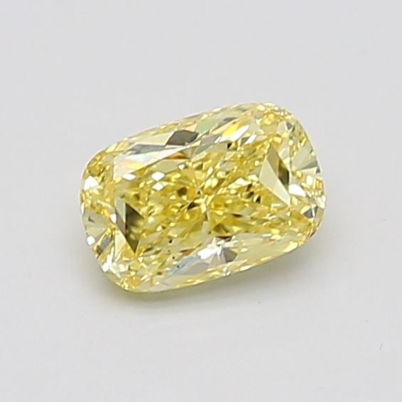 Loose Diamond - CUSHION BRILLIANT 1.02ct Fancy Intense Yellow SI1 (1 of 1)