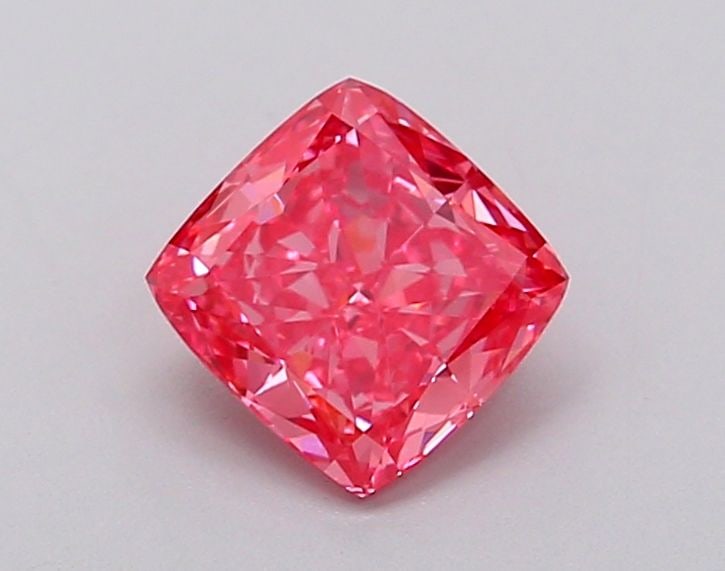 Loose Diamond - CUSHION MODIFIED 1.0ct Fancy Vivid Pink VVS2: Loose Diamond - CUSHION MODIFIED 1.0ct Fancy Vivid Pink VVS2 Source: This is a real non-mined Diamond that has been grown in a lab Shape: CUSHION MODIFIED Carats: 1.0 Color: Fancy Vivid Pink Certifica