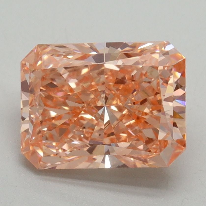 Loose Diamond - RADIANT 2.54ct Fancy Vivid Pink VS1: Loose Diamond - RADIANT 2.54ct Fancy Vivid Pink VS1 Source: This is a real non-mined Diamond that has been grown in a lab Shape: RADIANT Carats: 2.54 Color: Fancy Vivid Pink Certification: IGI Video: