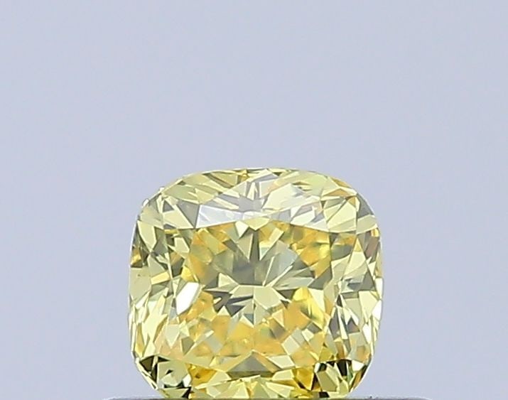 Loose Diamond - CUSHION BRILLIANT 0.36ct Fancy Intense Yellow VS1 (1 of 1)