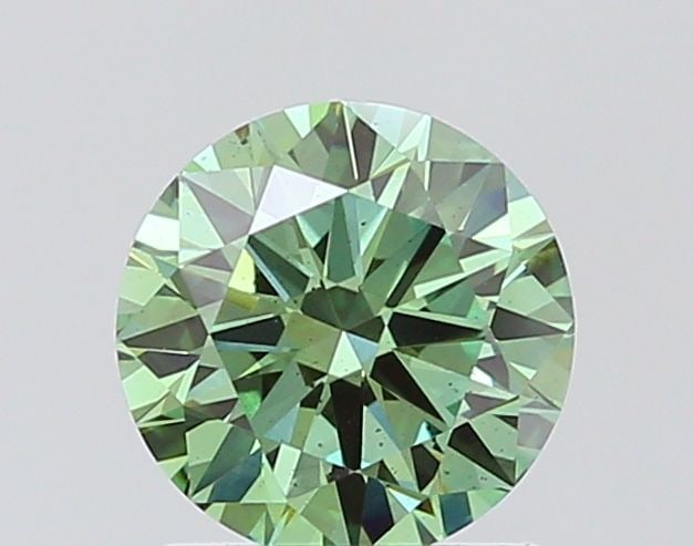 Loose Diamond - ROUND 1.03ct Fancy Vivid Green SI1: Loose Diamond - ROUND 1.03ct Fancy Vivid Green SI1 Source: This is a real non-mined Diamond that has been grown in a lab Shape: ROUND Carats: 1.03 Color: Fancy Vivid Green Certification: IGI The Diamo