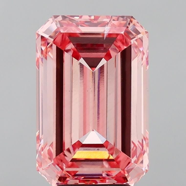 Loose Diamond - EMERALD 5.17ct Fancy Vivid Pink SI1 (1 of 1)
