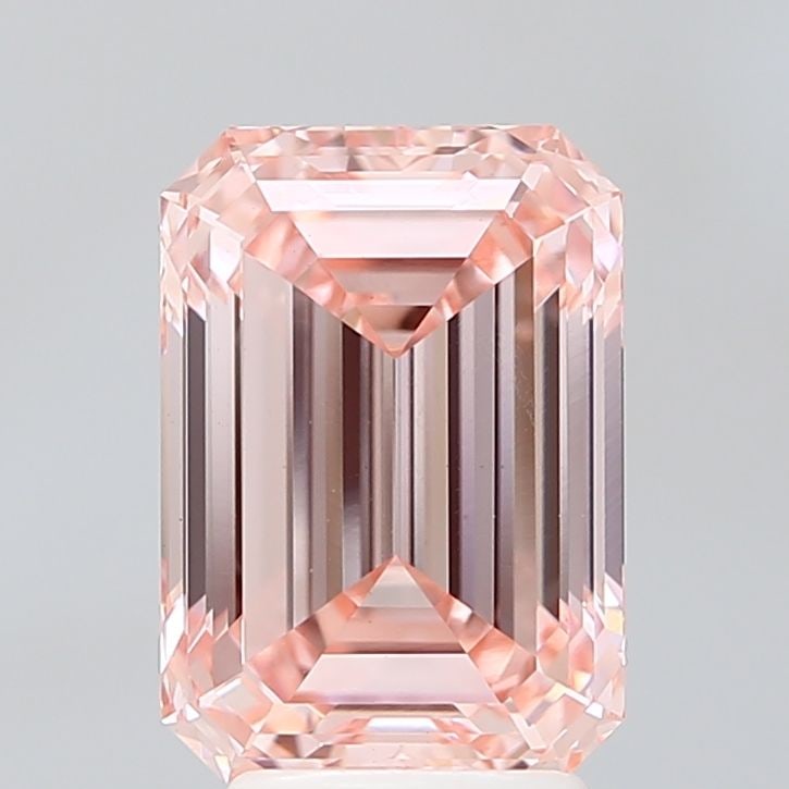 Loose Diamond - EMERALD 4.09ct Fancy Intense Pink VVS2 (1 of 1)