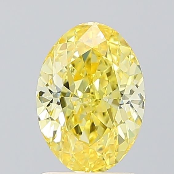 Loose Diamond - OVAL 1.93ct Fancy Vivid Yellow VS1: Loose Diamond - OVAL 1.93ct Fancy Vivid Yellow VS1 Source: This is a real non-mined Diamond that has been grown in a lab Shape: OVAL Carats: 1.93 Color: Fancy Vivid Yellow Certification: IGI Video: