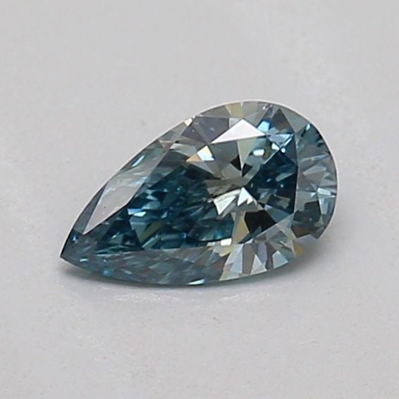 Loose Diamond - PEAR 0.18ct Fancy Vivid Gray Blue VS2: Loose Diamond - PEAR 0.18ct Fancy Vivid Gray Blue VS2 Source: This is a real non-mined Diamond that has been grown in a lab Shape: PEAR Carats: 0.18 Color: Fancy Vivid Gray Blue Certification: IGI Vid