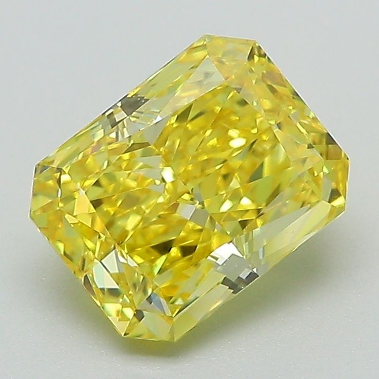 Loose Diamond - RADIANT 2.07ct Fancy Vivid Yellow VS2 (1 of 1)