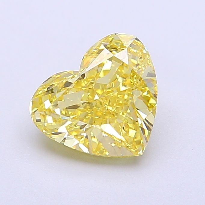 Loose Diamond - HEART 1.5ct Fancy Vivid Yellow VVS2: Loose Diamond - HEART 1.5ct Fancy Vivid Yellow VVS2 Source: This is a real non-mined Diamond that has been grown in a lab Shape: HEART Carats: 1.5 Color: Fancy Vivid Yellow Certification: IGI Video:
