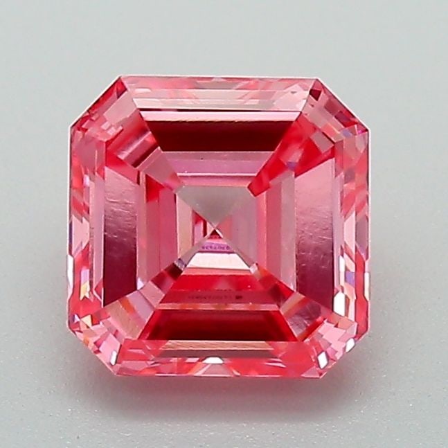 Loose Diamond - SQUARE EMERALD 1.19ct Fancy Vivid Pink VVS2 (1 of 1)