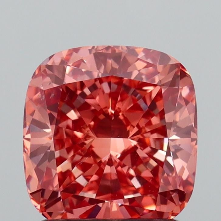 Loose Diamond - CUSHION MODIFIED 1.53ct Fancy Vivid Pink SI1 (1 of 1)