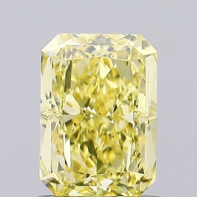 Loose Diamond - RADIANT 1.18ct Fancy Intense Yellow VS1: Loose Diamond - RADIANT 1.18ct Fancy Intense Yellow VS1 Source: This is a real non-mined Diamond that has been grown in a lab Shape: RADIANT Carats: 1.18 Color: Fancy Intense Yellow Certification: IGI