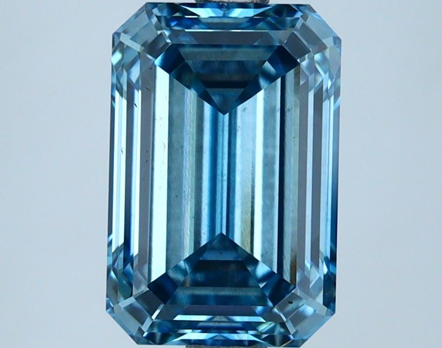 Loose Diamond - EMERALD 2.66ct Fancy Intense Blue VS1 (1 of 1)