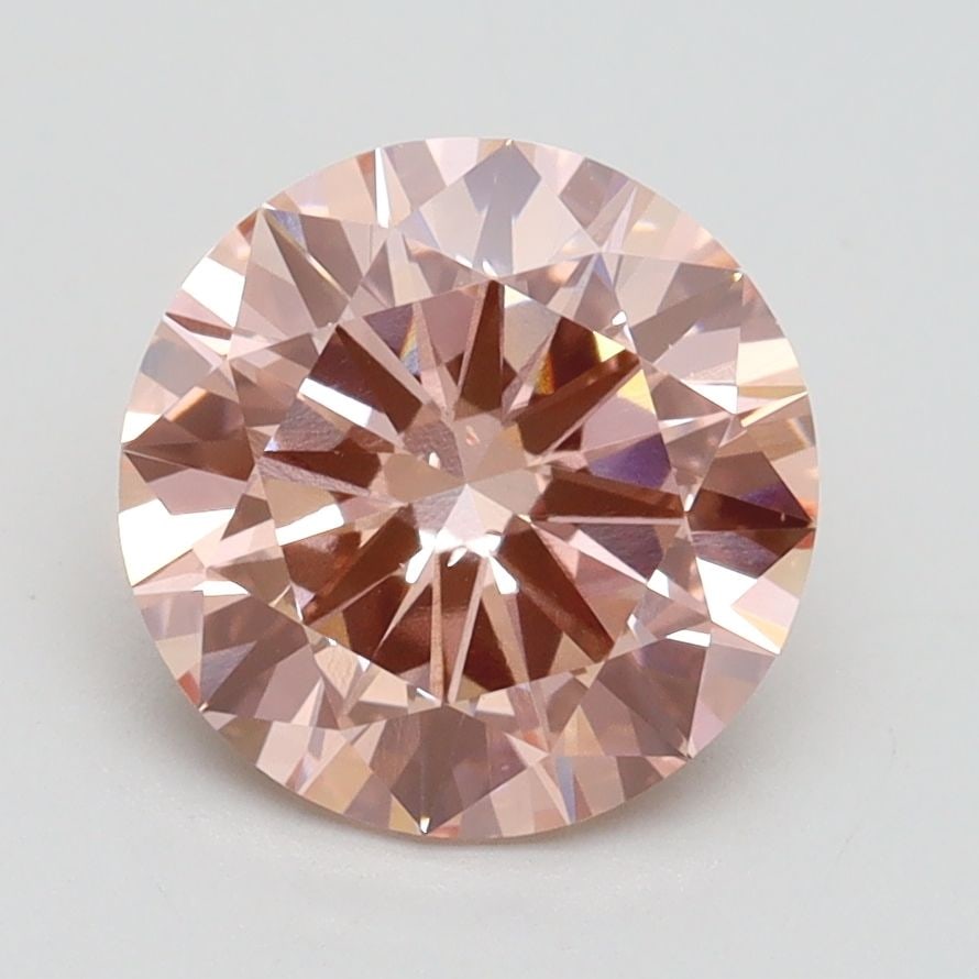 Loose Diamond - ROUND 2.2ct Fancy Intense Pink VS2 (1 of 1)