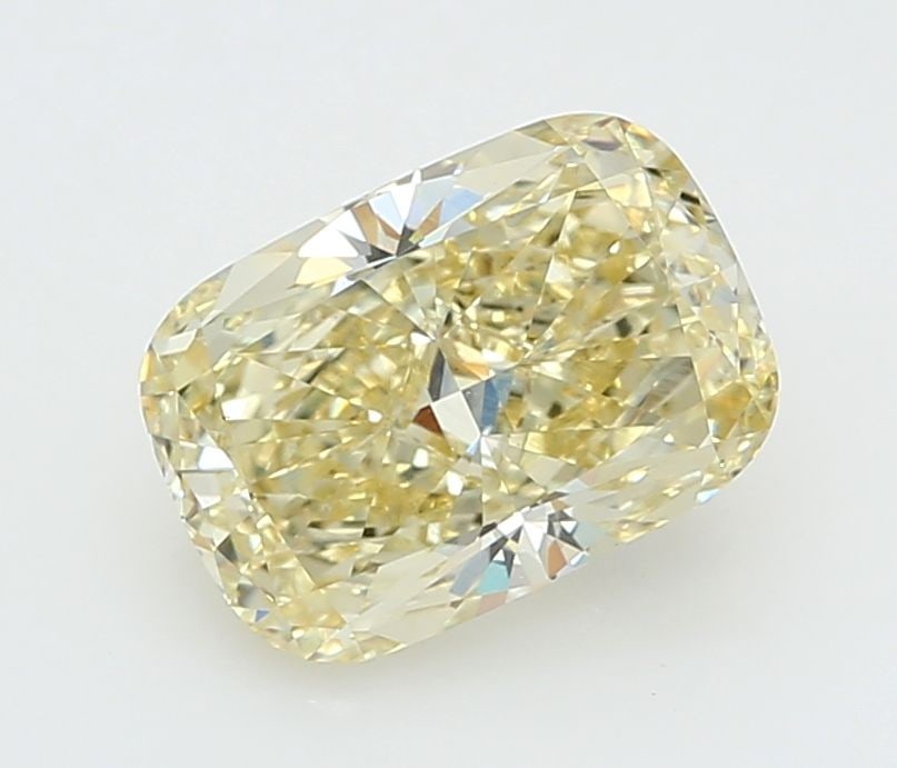 Loose Diamond - CUSHION MODIFIED 3.0ct Fancy Yellow VS1: Loose Diamond - CUSHION MODIFIED 3.0ct Fancy Yellow VS1 Source: This is a real non-mined Diamond that has been grown in a lab Shape: CUSHION MODIFIED Carats: 3.0 Color: Fancy Yellow Certification: