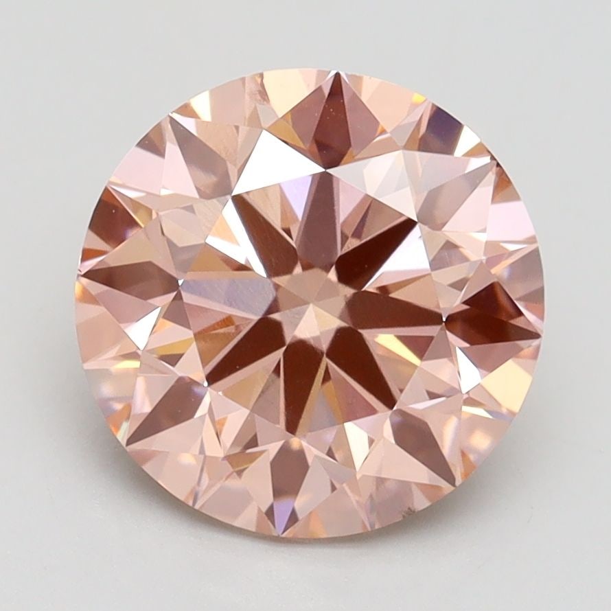 Loose Diamond - ROUND 3.0ct Fancy Intense Pink VS2: Loose Diamond - ROUND 3.0ct Fancy Intense Pink VS2 Source: This is a real non-mined Diamond that has been grown in a lab Shape: ROUND Carats: 3.0 Color: Fancy Intense Pink Certification: IGI Video: