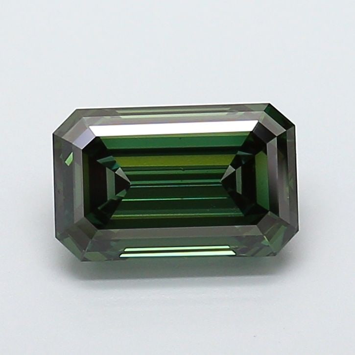 Loose Diamond - EMERALD 4.04ct Fancy Deep Green VS1 (1 of 1)
