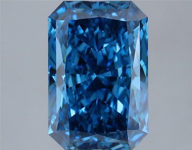 Loose Diamond - RADIANT 3.06ct Fancy Vivid Blue VS2 (1 of 1)